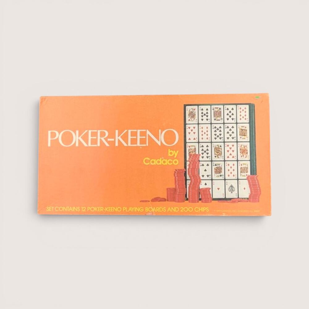 1970s Cadaco Poker Keeno Game